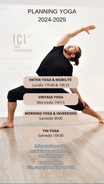 ici yoga Rouen horaire